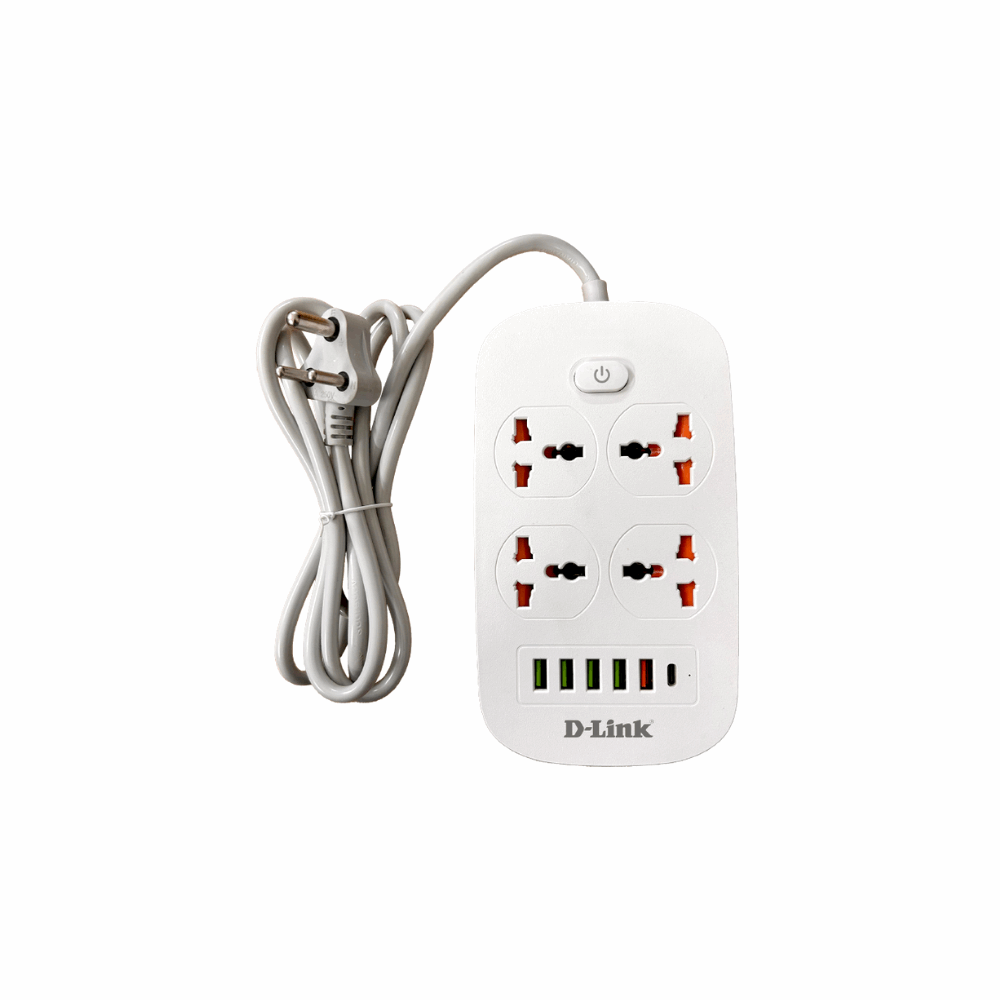 Dlink DPA-F451 5USB+1PD Power Strip Socket