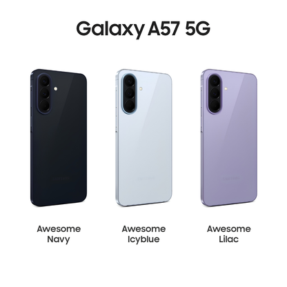 Samsung Galaxy A57 5G – 6.7" Super AMOLED 120Hz Display, 50MP Triple Camera, Agentic AI