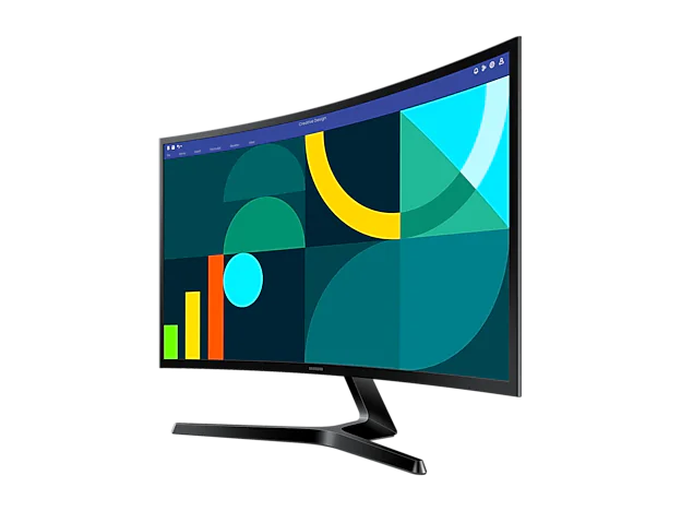 Samsung 27-Inch FHD Curved Monitor (LS27D368GAWXXL) – VA Panel, 100Hz, 1800R Curvature, HDMI, VGA, 3 Year Warranty