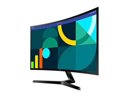 Samsung 27-Inch FHD Curved Monitor (LS27D368GAWXXL) – VA Panel, 100Hz, 1800R Curvature, HDMI, VGA, 3 Year Warranty