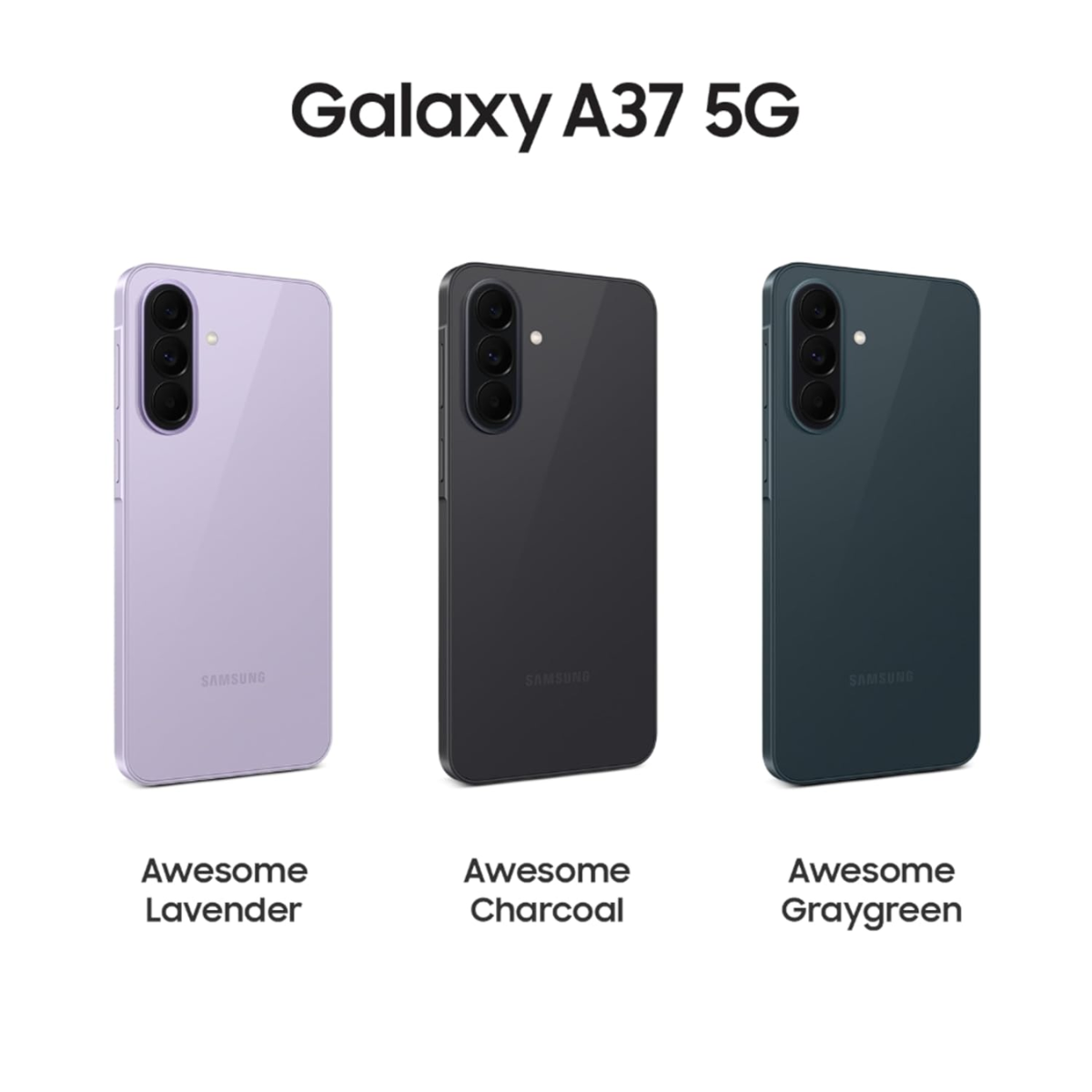 Samsung Galaxy A37 5G – Agentic AI, 50MP Triple Camera, 2-Day Battery, IP68, 6 OS Upgrades