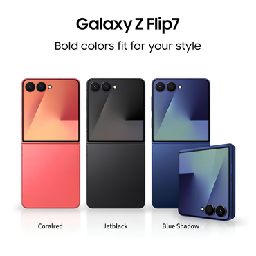 Samsung Galaxy Z Flip7 5G – 6.9" AMOLED 120Hz Foldable Display, 50MP Camera, Galaxy AI, Exynos 2500