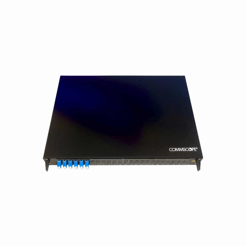 CommScope FMS, 12F SM OS2 LC Duplex 1U Loaded LIU (3-2122146-2)