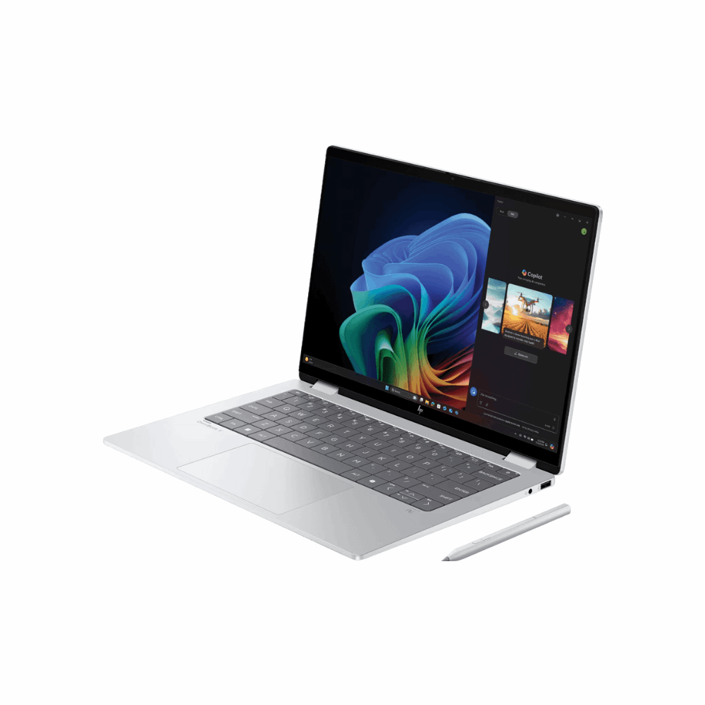 HP Omnibook X Flip 14" touchscreen laptop – available at Supreme Computers, trusted HP Dealer in Chennai
