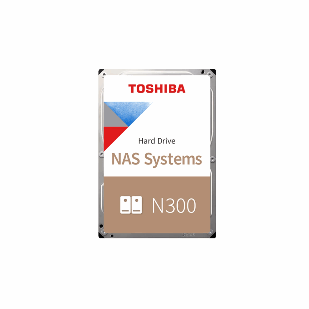 Toshiba 8TB N300 NAS 3.5" HDD (HDWG480AZSTA)