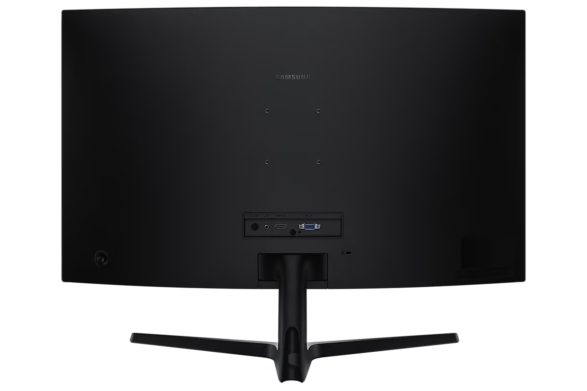 Samsung S32D390GAW 32-Inch FHD Curved Monitor (LS32D390GAWXXL) – VA Panel, 100Hz, HDMI, VGA, 1500R Curvature, 3 Year Warranty- back view
