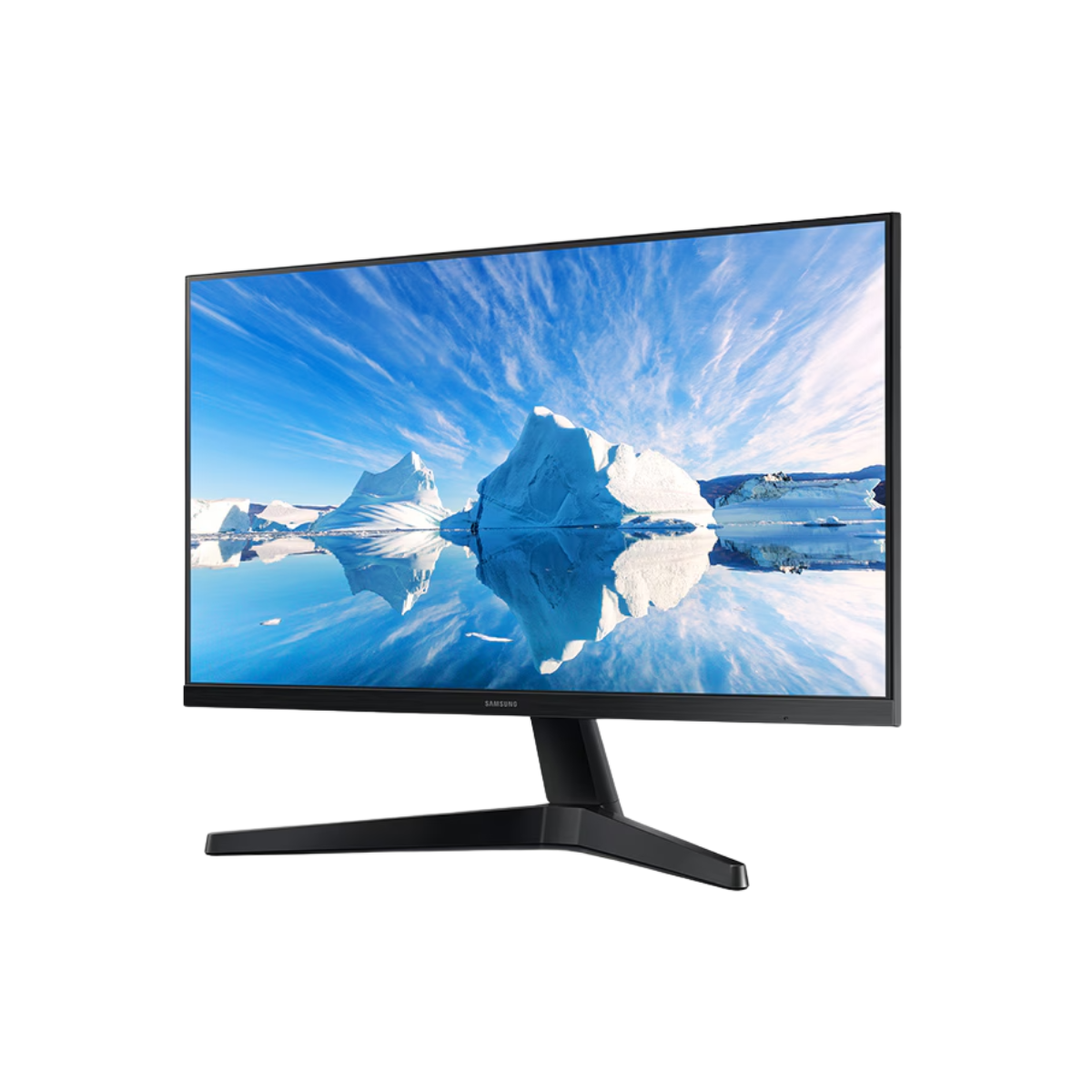 Samsung 24-Inch FHD VA Monitor (LS24F330EAWXXL) – 100Hz, HDMI, VGA, 3-Sided Borderless, 3 Year Warranty - left view