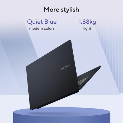 ASUS Vivobook 16 X1607QA-MB049WS AI Laptop – Snapdragon X X1 26 100, 16GB RAM, 512GB SSD, 16" WUXGA, Windows 11 Home, Quiet Blue