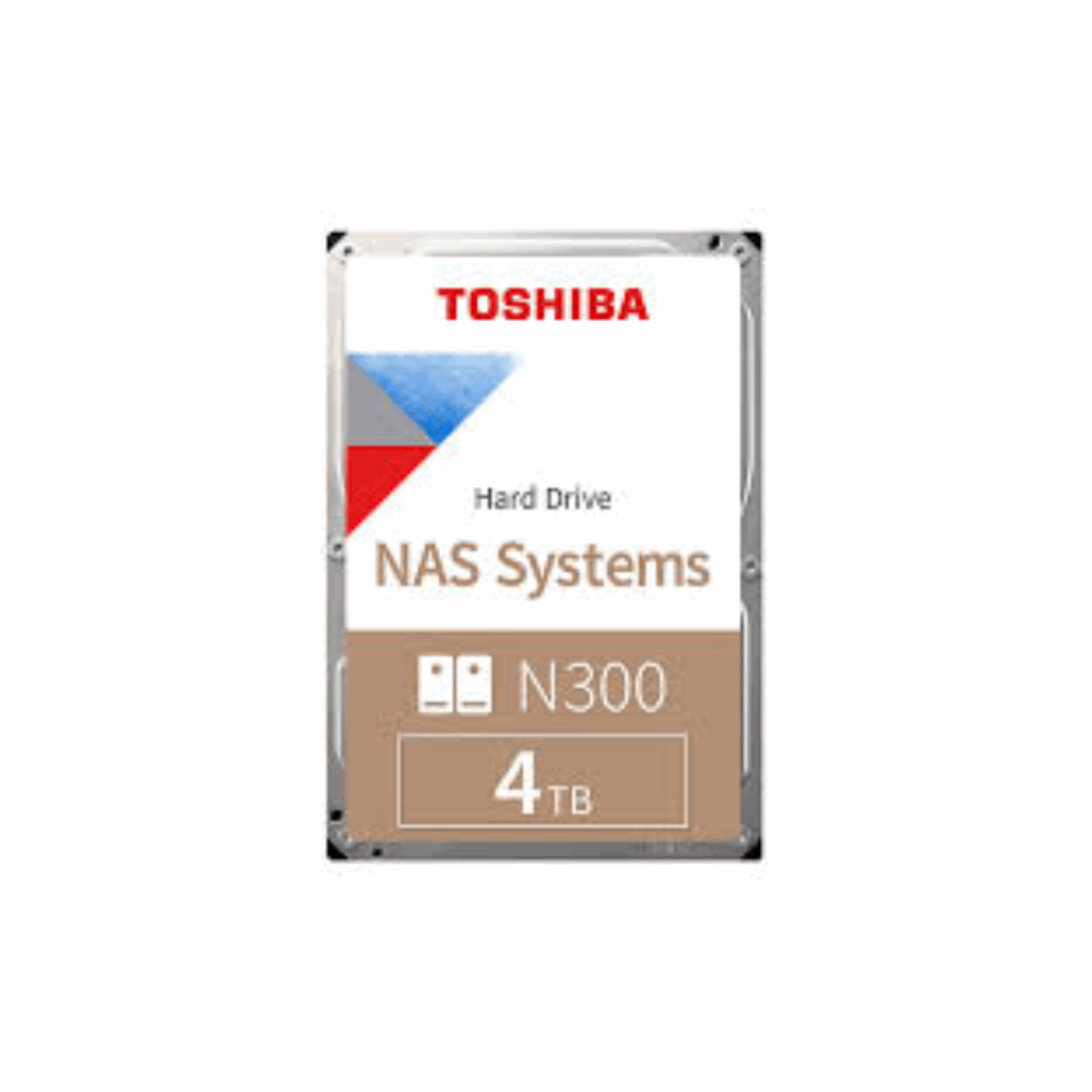 Toshiba 4TB N300 NAS 3.5" HDD (HDWG740AZSTC)