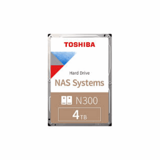 Toshiba 4TB N300 NAS 3.5" HDD (HDWG740AZSTC)