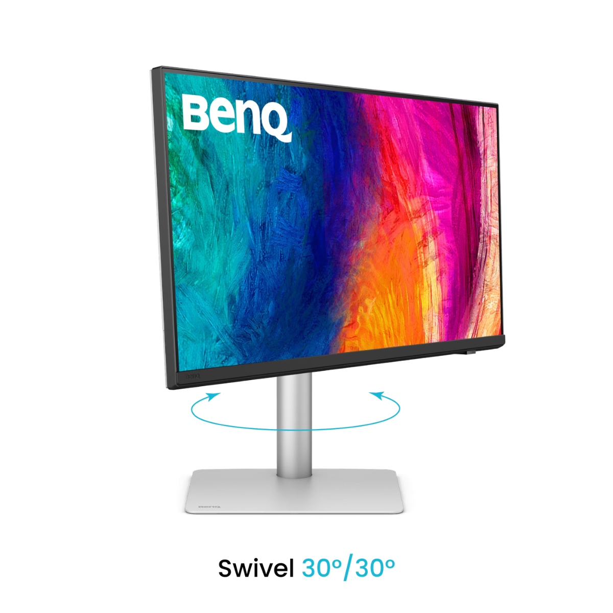 BenQ Creative Pro PD2730S 27” 5K Designer Monitor – IPS Black, 98% P3, DisplayHDR 400, Thunderbolt 4 - side view