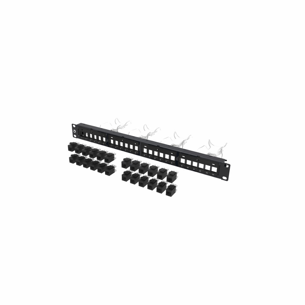 Commscope Cat6 24 port Loaded jack panel (760242562)