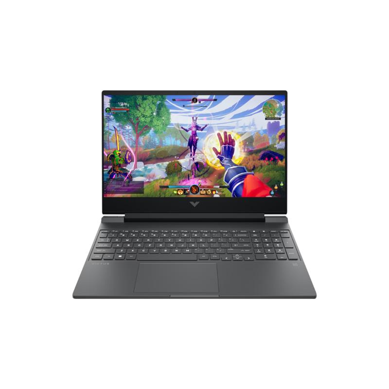 HP Victus Gaming 15-fb3185AX Laptop – Ryzen 7 7600H, 24GB DDR5 Upgradable, 1TB SSD, RTX 5050 8GB, 15.6" FHD IPS Anti‑Glare 144Hz 300 nits, Zone1 RGB Backlit Keyboard, Win 11, Mica Silver
