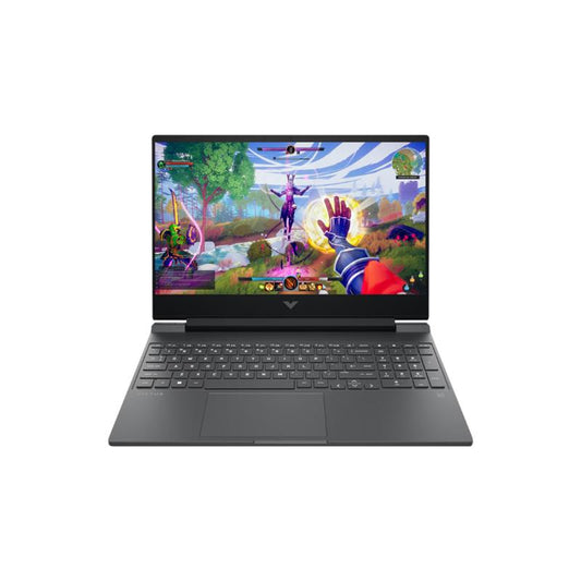 HP Victus Gaming 15-fb3185AX Laptop – Ryzen 7 7600H, 24GB DDR5 Upgradable, 1TB SSD, RTX 5050 8GB, 15.6" FHD IPS Anti‑Glare 144Hz 300 nits, Zone1 RGB Backlit Keyboard, Win 11, Mica Silver