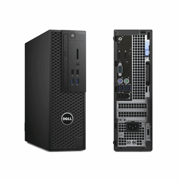 Refurbished Dell OptiPlex 5040 SFF – i5 6th Gen, 8GB RAM, 512GB SSD, DOS, 3 Year Warranty, Without Monitor - Front and back view