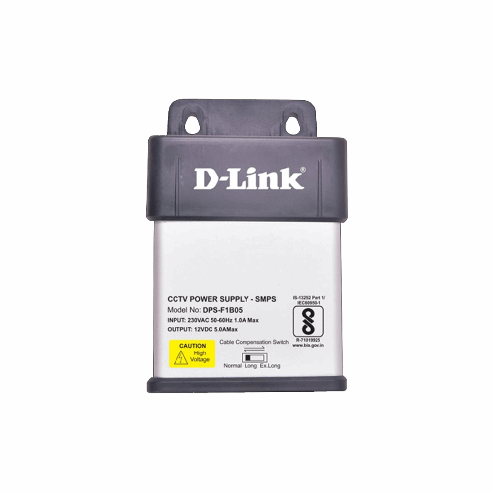 Dlink 5 Ch CCTV Pwr Supply (DPS-F1B05)