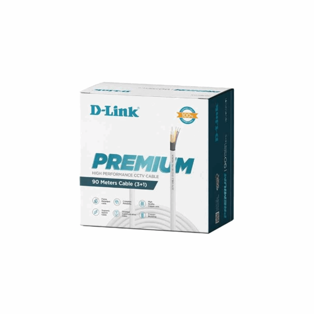 Dlink CCTV 3+1 (90 MTR)  (DCC-CAL-90) Standard