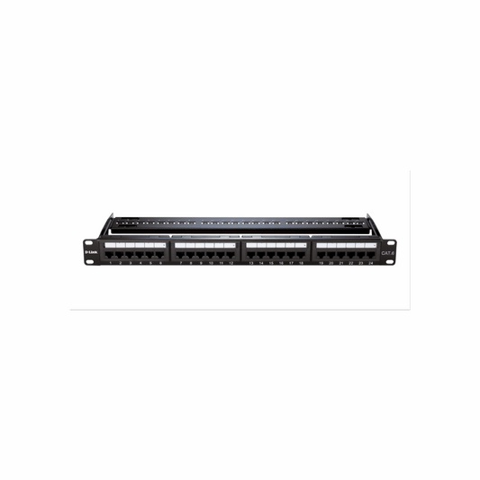 Dlink NPP-AL1BLK244  24P 1U Unloaded Angular Panel
