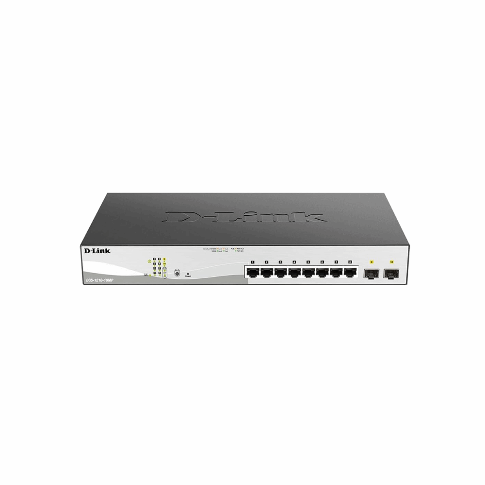 DLink DGS-1210-10MP 8Port Gigabit PoE Switch (N)