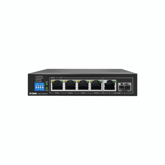 Dlink DGS-F1006P-E 4Port Switch
