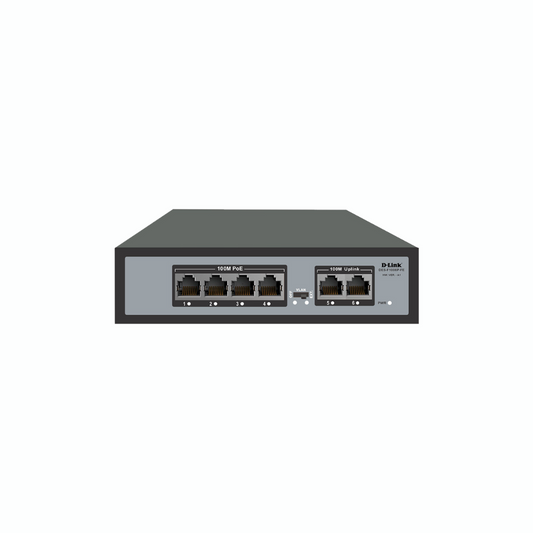 DLink DES-F1006P-FE 4+2 Port Switch(N)