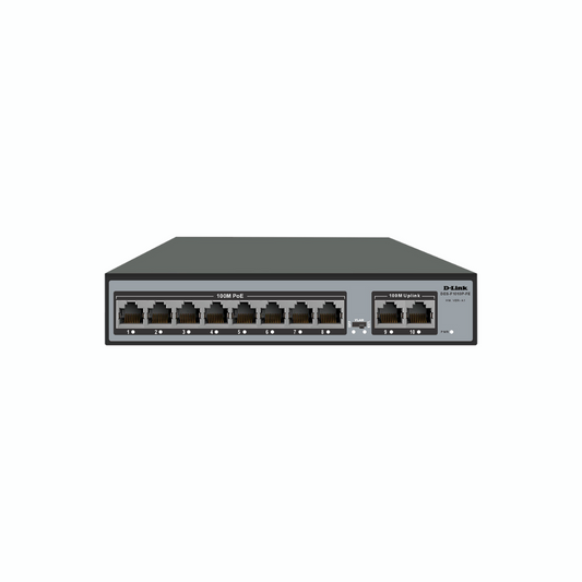 DLink DES-F1010P-FE 8+2 Port Switch