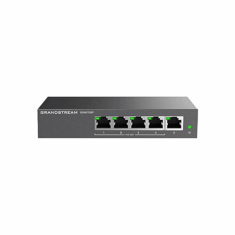 Grandstream GWN7700P 4+1 POE 60W Switch
