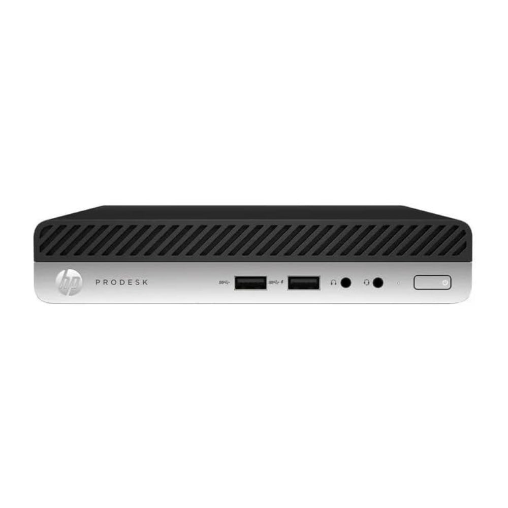Refurbished HP ProDesk 400 G4 Mini – Intel Core i3 8th Gen, 8GB RAM, 256GB SSD, DOS, 3 Years Warranty (Without Monitor)