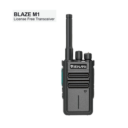 Himalayan Walkie Talkie Blaze M1 – PMR Lic-Free 446 MHz, Long-Range, Rugged Design - Front view