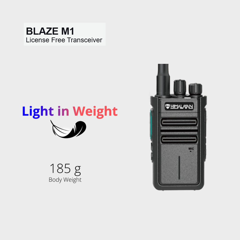 Himalayan Walkie Talkie Blaze M1 – PMR Lic-Free 446 MHz, Long-Range, Rugged Design - Product view
