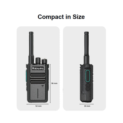 Himalayan Walkie Talkie Blaze M1 – PMR Lic-Free 446 MHz, Long-Range, Rugged Design - Size Compact view