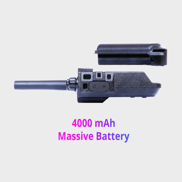 Himalayan Walkie Talkie Blaze X1 – PMR Lic-Free 446 MHz, Long-Range, Durable Design - Side View