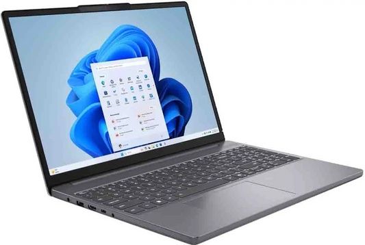 Lenovo IdeaPad Slim 3 83K100RWIN – Intel Core i5-13420H, 16GB RAM, 512GB SSD, 15.3" WUXGA Display, Windows 11, Luna Grey - front view