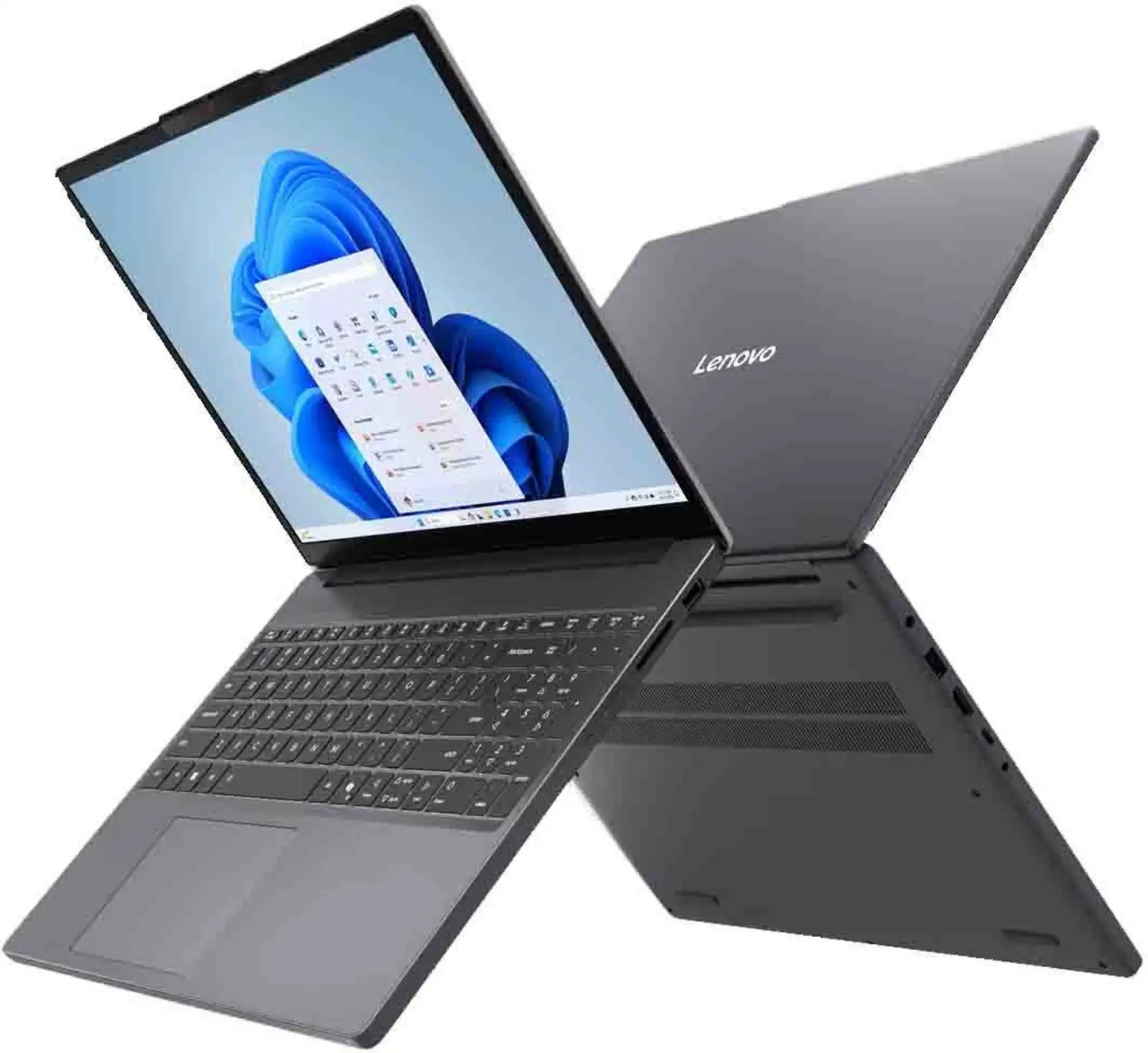 Lenovo IdeaPad Slim 3 83K100RWIN – Intel Core i5-13420H, 16GB RAM, 512GB SSD, 15.3" WUXGA Display, Windows 11, Luna Grey - side view
