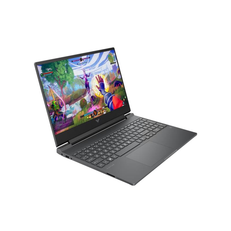 HP Victus Gaming 15-fb3185AX Laptop – Ryzen 7 7600H, 24GB DDR5 Upgradable, 1TB SSD, RTX 5050 8GB, 15.6" FHD IPS Anti‑Glare 144Hz 300 nits, Zone1 RGB Backlit Keyboard, Win 11, Mica Silver
