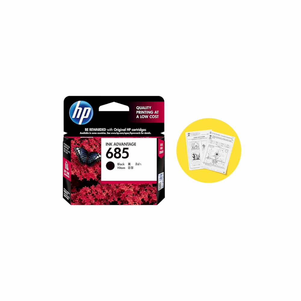 HP Ink 685 Bl Cartridge CZ121AA