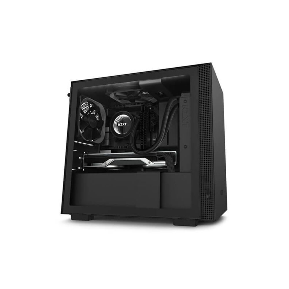 Buy NZXT H210i Mini ITX Chassis (CA-H210i-B1) Black/Black online at ...