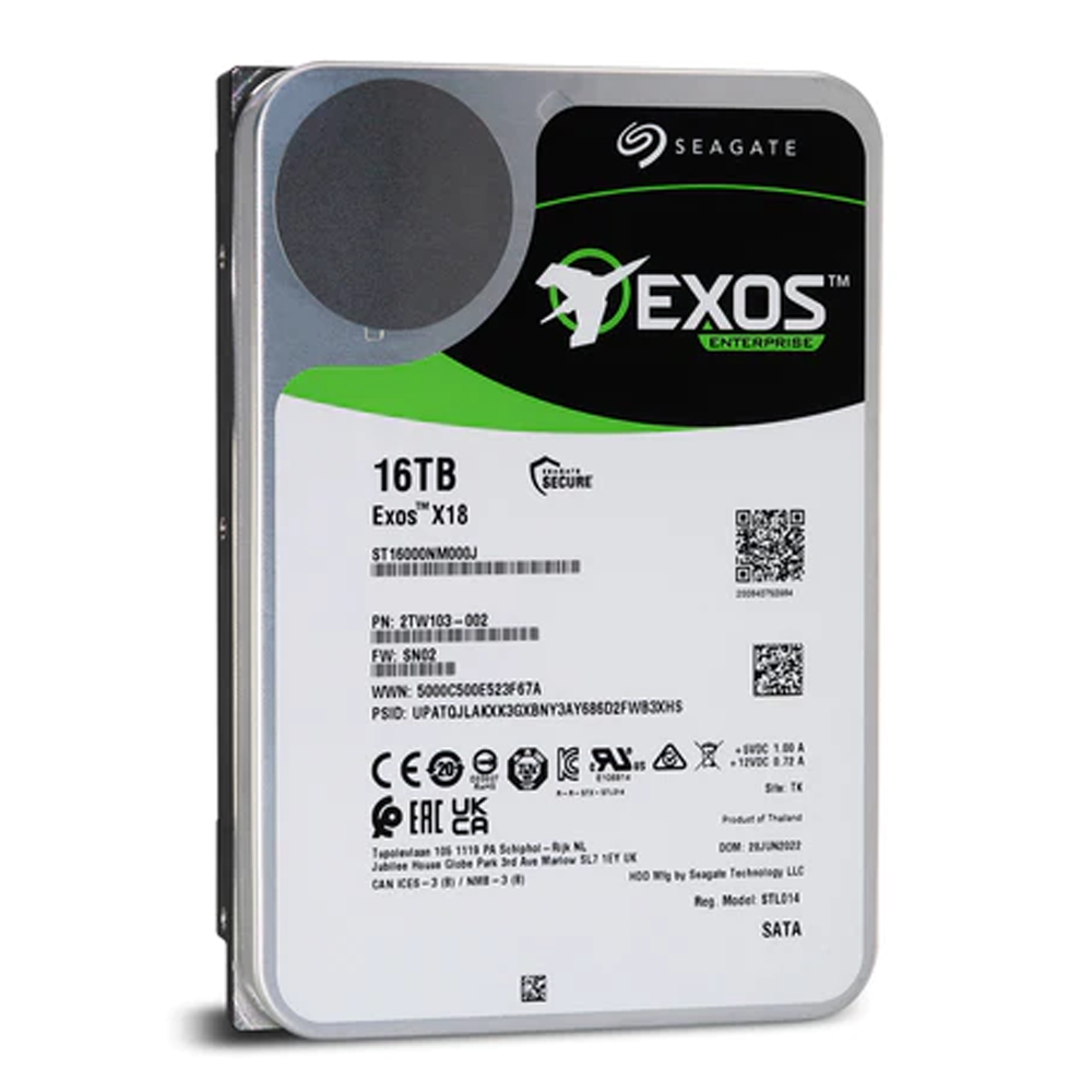 Seagate Exos X18 16TB HDD 3.5インチ SATA
